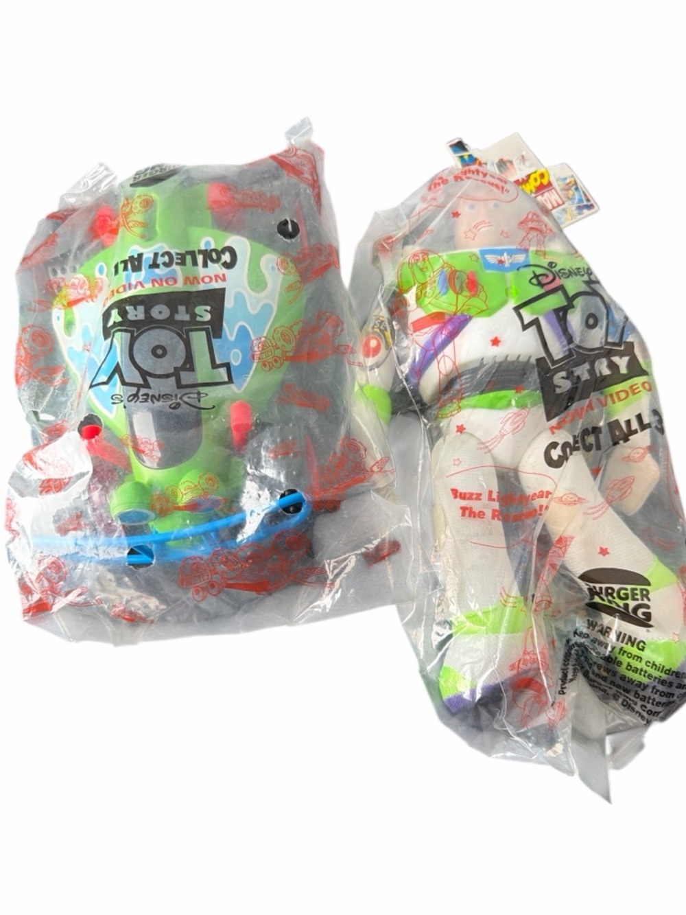 Burger King Toy Story Buzz  & RC meal toys collectible